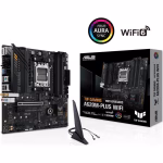 ASUS TUF GAMING A620M-PLUS WiFi AMD AM5 Ryzen 9000 microATX DDR5 PCIe 4.0 2xM.2 slots 2.5Gb Wi-Fi 6
