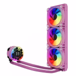 Airflow H360 Pink Performance, AMD AM5 LGA 1700 1851 LCD TEMP 360mm Watercooling 3x120mm 300w