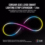 CORSAIR iCUE LS100 Smart Lighting Strip Expansion Kit 1.4M CD-9010005-WW