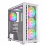 GABINETE AIRFLOW BREEZE (WHITE) ATX 6X 120MM FAN AUTO RGB 1X USB 3.0 2X USB2.0 GPU 360MM