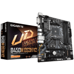 GIGABYTE B450M DS3H V2 AM4 AMD B450 SATA 6Gb/s Micro ATX AMD Motherboard