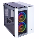 Gabinete CORSAIR 280X WHITE, Micro ATX, cristal templado, 2 fans incluidos CC-9011137-WW