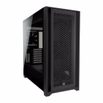 Gabinete CORSAIR 5000D Black ATX Vidrio templado 2 fans incluidos CC-9011210-WW