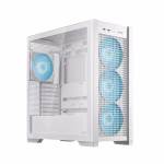 Gabinete TUF Gaming GT302 ARGB White EATX ARGB 4x140mm Fan Reverse MB compatible
