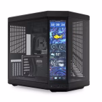 HYTE Y70 Black LCD 14.1" 4K infinite touch Gabinete ATX con Riser PCIe 4.0 Incluido CS-HYTE-Y70-B-L