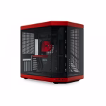 HYTE Y70 Red/Black Gabinete ATX con Riser PCIe 4.0 Incluido (NO INCLUYE LCD) CS-HYTE-Y70-BR