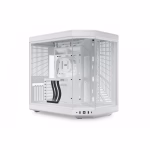 HYTE Y70 Snow White Gabinete ATX con Riser PCIe 4.0 Incluido (NO INCLUYE LCD) CS-HYTE-Y70-WW