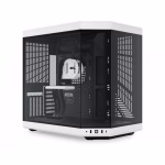 HYTE Y70 White/Black Gabinete ATX con Riser PCIe 4.0 Incluido (NO INCLUYE LCD) CS-HYTE-Y70-BW