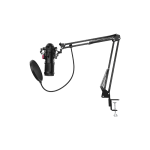 Kapsule Krom Microfono USB Profesional soporte de brazo Filtro pop