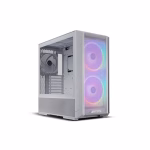LIAN LI LANCOOL 216RW White 2x 160mm ARGB Fans Included Steel Tempered Glass ATX Mid Tower Computer Case