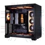 LIAN LI O11 Dynamic EVO O11DEX Black Open box Aluminum / Steel / Tempered Glass ATX Mid Tower Computer Case