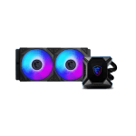 MSI MPG CORELIQUID K240 V2 Black LGA 1700 AM5 AIO Cooler 240mm Radiator 2.4'' LCD TORX 3.0 Fan ARGB PWM MSI Center