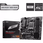 MSI PRO B650M-P AM5 Ryzen 9000 DDR5 SATA 6G 2x M.2 2.5G LAN 7.1 Audio mATX