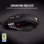 Mouse Corsair M65 RGB Elite 18,000 DPI Wired FPS Peso ajustable Aluminum Frame CH-9309011-NA
