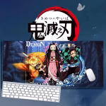 Mouse Pad Extra Largo XXL 80cm x 30cm Diseño Demon Slayer 3mm