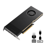 PNY NVIDIA QUADRO RTX A4000 16 GB GDDR6 PCIe 4.0 x16 Graphics card RTX A4000 4x DisplayPort