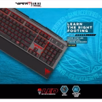 Patriot Viper V730 Mechanical Gaming Keyboard with RED Backlight Kailh Brown Switches (Layout en Ingles)