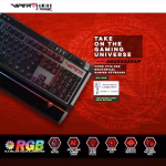 Patriot Viper V770 Teclado Mecanico RGB Teclas Media y Macro Ingles Layout
