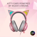 Razer Kraken ROSADO Kitty Edition Quartz Pink Oem Caja Cafe