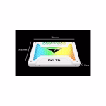 Team T-Force Delta RGB 500 GB WHITE (3/4PIN) (T253TR500G3C412)